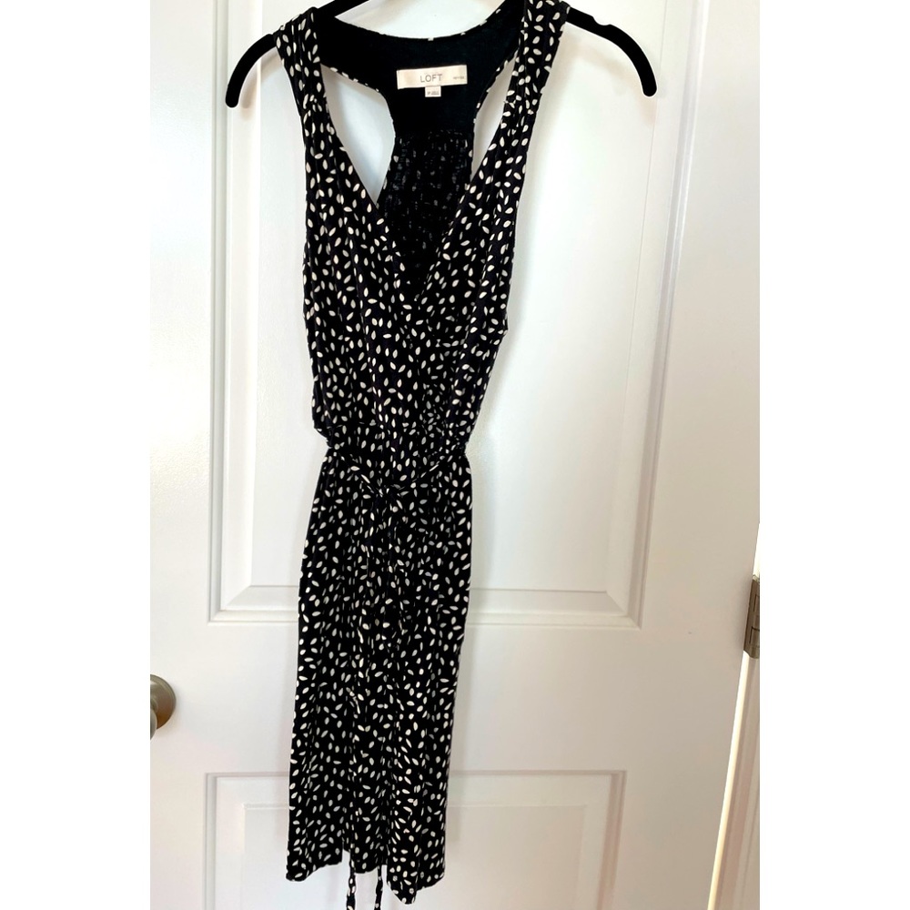 LOFT racer back dress